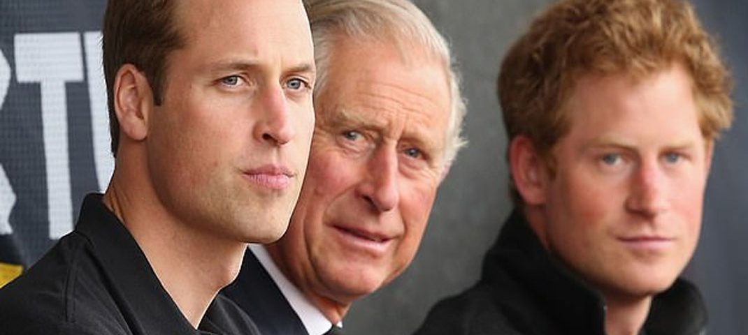 Príncipe William, Príncipe Charles y Príncipe Harry